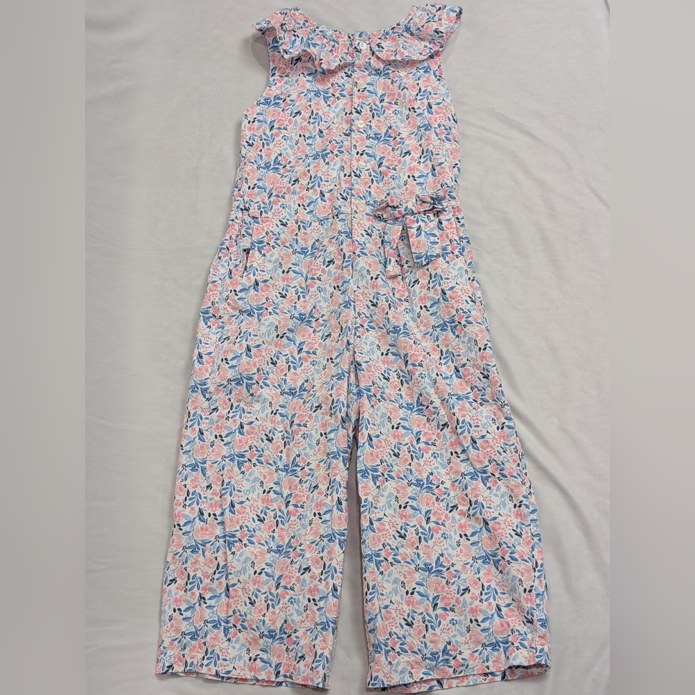 Hope & Hentry Girl's Floral Jumpsuit